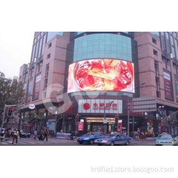 P 10mm RGB 16bit Curved LED Screen Moving Message LED Sign